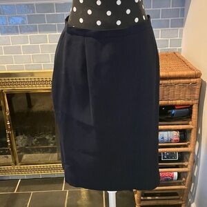 Emanuel Ungaro Midnight Blue Pencil Skirt